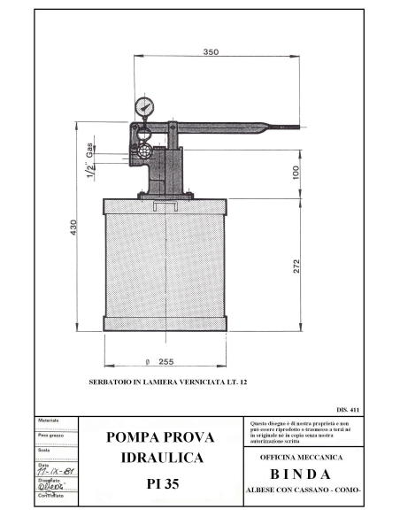 BINDA POMPA PI