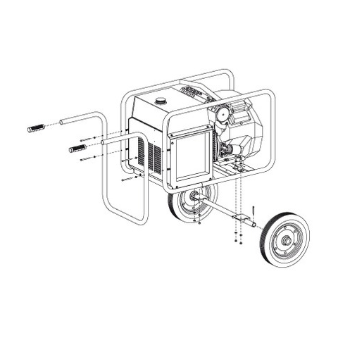 MOSA CARRELLO TRAINO MANUALE CTM 10