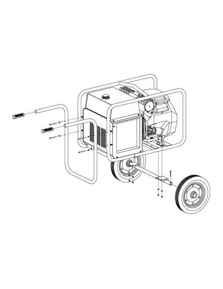 MOSA CARRELLO TRAINO MANUALE CTM 10