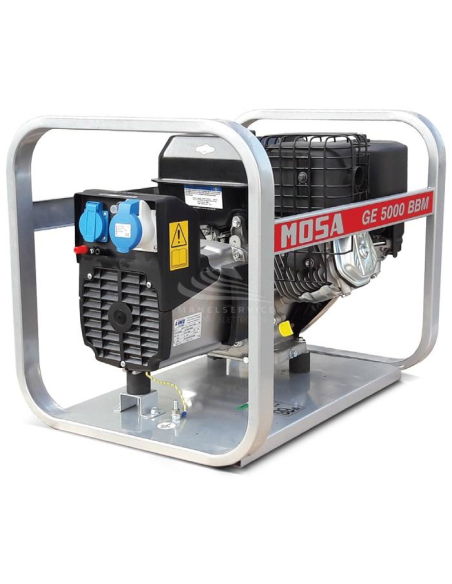 MOSA GE 5000 BBM - Gruppo elettrogeno portatile e compatto con potenza monofase da 3.6 KW