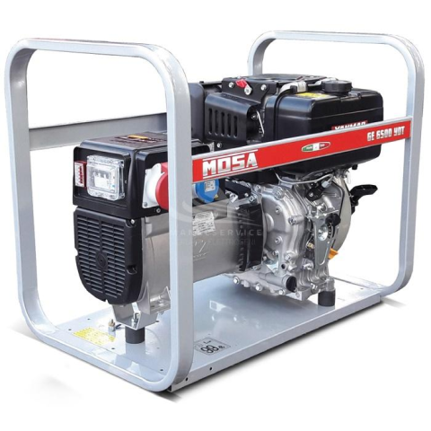 MOSA GE 6500 YDT - Gruppo elettrogeno portatile e compatto con potenza trifase da 4.6 KW