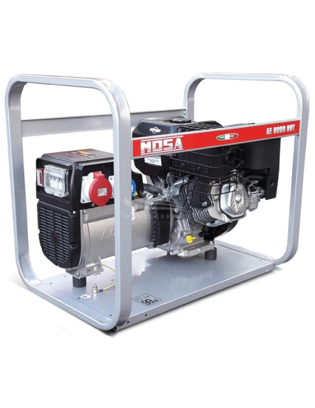 MOSA GE 8000 BBT - Gruppo elettrogeno portatile e compatto con potenza trifase da 5.6 KW