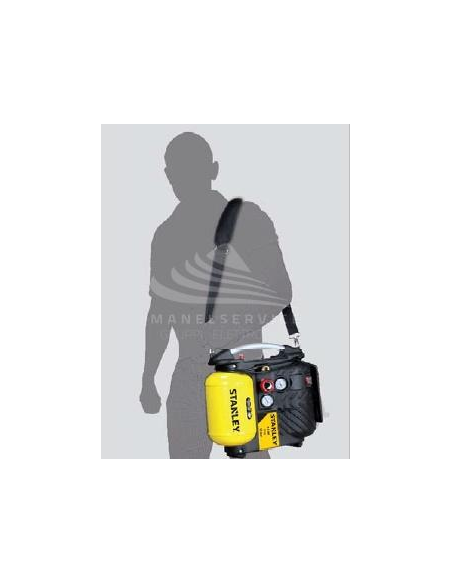 STANLEY COMPRESSORE DN 200/10/5 Comodo da trasportare a tracolla