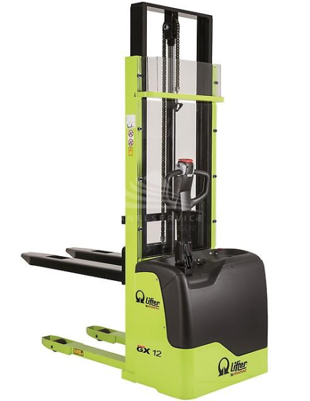 PRAMAC GX12/35 EVO - Electric stacker EVO version with a normal free lifting of 80 mm