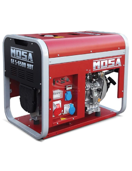 MOSA GE S-6500 YDT - Gruppo elettrogeno portatile e cofanato con potenza trifase da 4.6 KW
