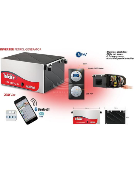 TELAIR TIG 3000D COMPACT INVERTER CON ASP STANDARD