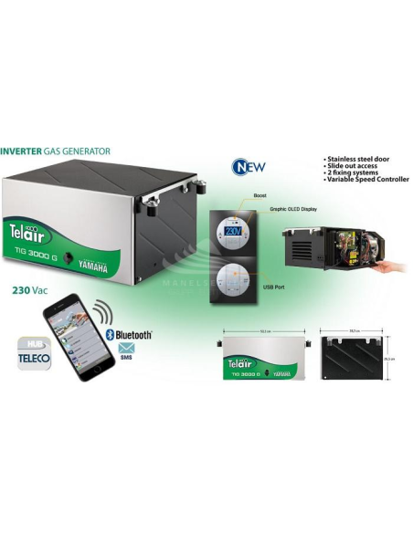 TELAIR TIG 3000D COMPACT INVERTER CON ASP STANDARD