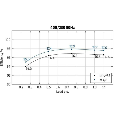 MECC ALTE ECO46-1.5L/4 - Efficiency