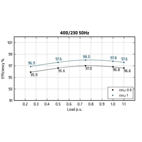 MECC ALTE ECO46-2L/4 - Efficiency
