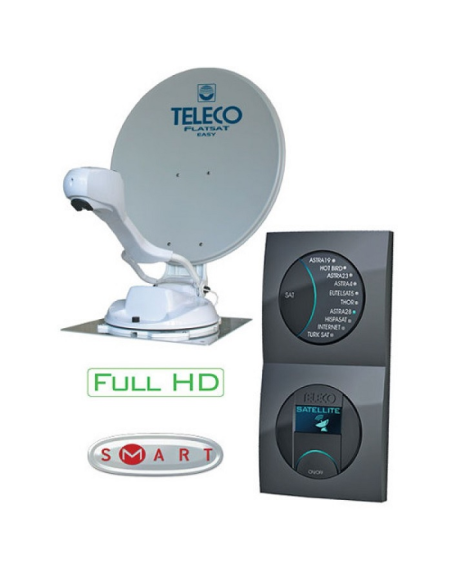 TELECO TELAIR Flatsat Skew Easy Smart 85 Antenna Satellitare Automatica 85 cm