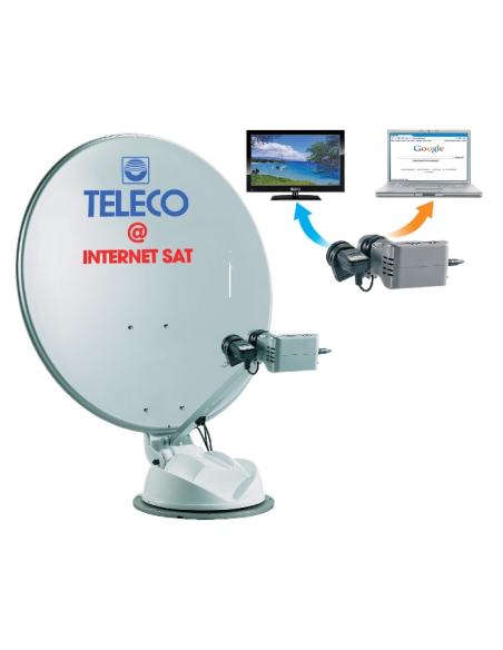 TELECO TELAIR Internet Sat 85 Antenna Satellitare Automatica 85 cm