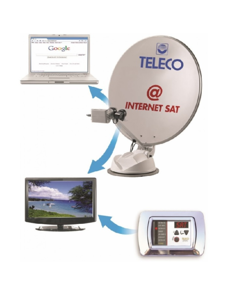 TELECO TELAIR Internet Sat 85 Antenna Satellitare Automatica 85 cm