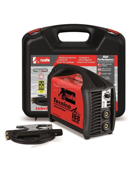 TELWIN TECNICA 188 MPGE 230V ACX PLASTIC CARRY CASE