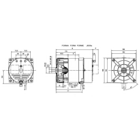 MECC ALTE S16W SINGLE PHASE ALTERNATOR CAPACITOR