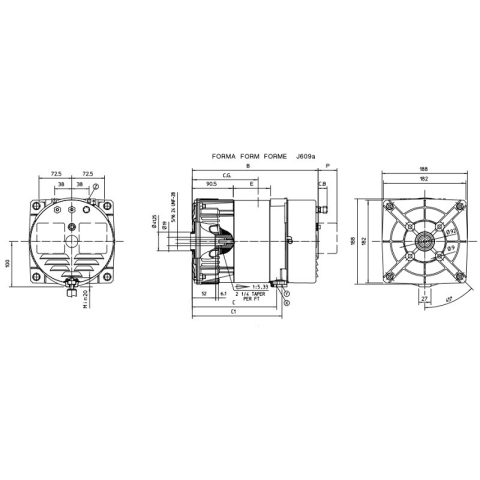 MECC ALTE S16W ALTERNATORE MONOFASE CONDENSATORE