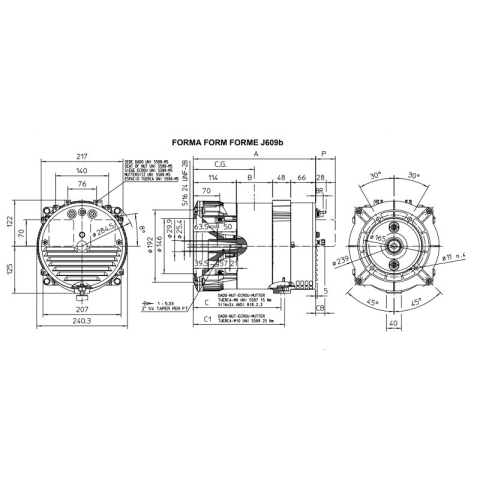 MECC ALTE S20W SINGLE PHASE ALTERNATOR CAPACITOR