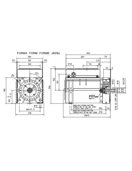 MECC ALTE S16F ALTERNATORE MONOFASE CONDENSATORE