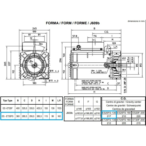 MECC ALTE S20F SINGLE PHASE ALTERNATOR CAPACITOR