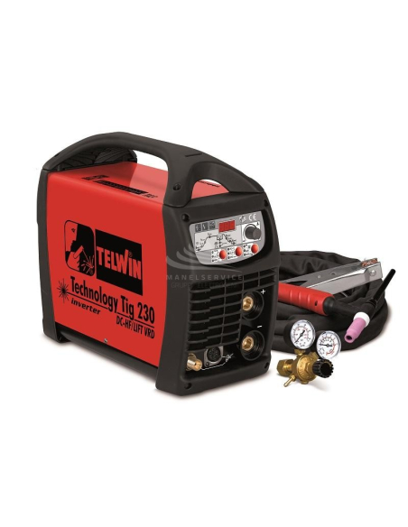 TELWIN TECHNOLOGY TIG 230 DC-HF/LIFT VRD 230V