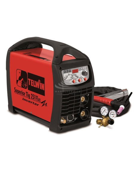 TELWIN SUPERIOR TIG 251 DC-HF/LIFT VRD 400V