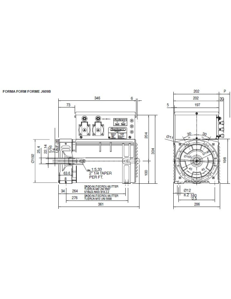 ZANARDI HM1 180 A.C. Alternatore 6 KVA - Saldatrice 55-180 Ampere