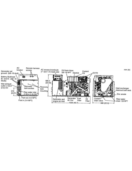 GRUPPO ELETTROGENO MARINO ONAN MDKDN 11 KW