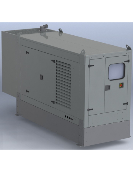 TESSARI SINGLE PHASE DIESEL GENERATOR 11 KVA 8.8 KW AUTOMATIC SWITCHBOARD
