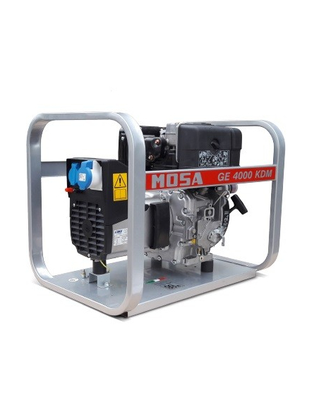 MOSA GE 4000 KDM - Gruppo elettrogeno portatile e compatto con potenza monofase da 3.3 KW