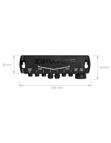 ZIPWAKE DU-S DISTRIBUTION UNIT WITH POWER CABLE 4 MT.