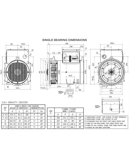 MECC ALTE ECP28-M/4 C-TYPE FORMA SAE