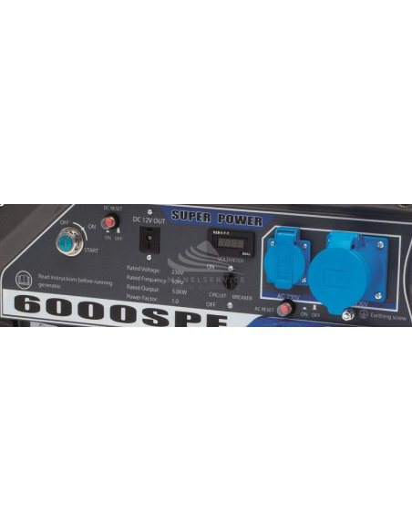 CGM SUPER POWER 6000 SPE - Control panel