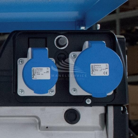 GENSET MG 8000 I-HE - Frontal panel