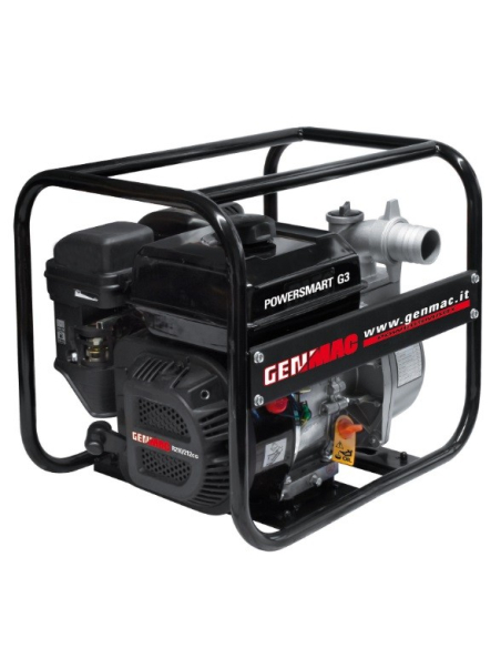 GENMAC G3T TRASH MOTOPOMPA A BENZINA PER ACQUE NERE