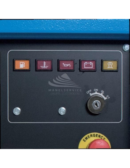 GENSET MG 10 S-KL - Warning lights
