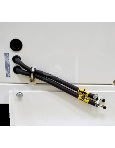 GENSET MG 9.5 DK - Fuel inlet and outlet