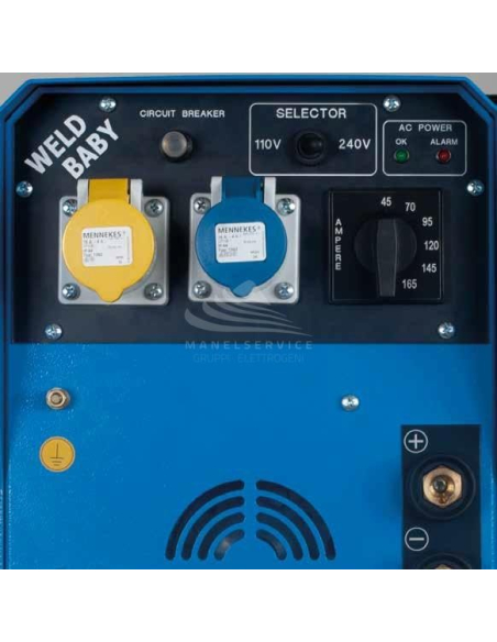 GENSET WELDBABY 180i - Control panel