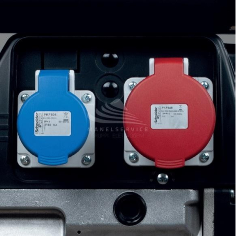 GENSET MG 7/5 I-HE - Frontal panel