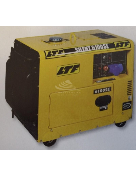 LTF SILENT 6100SE GRUPPO ELETTROGENO MONOFASE DIESEL 5.3 KW AVR SILENZIATO
