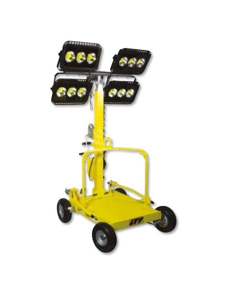 LTF RP600LED TORRE FARO MOBILE 4 LAMPADE LED 150W