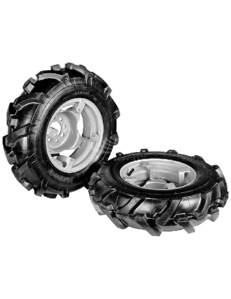 HONDA PAIR OF DUNLOP RUBBER WHEELS FOR F510 - FJ500 - F560 - F720