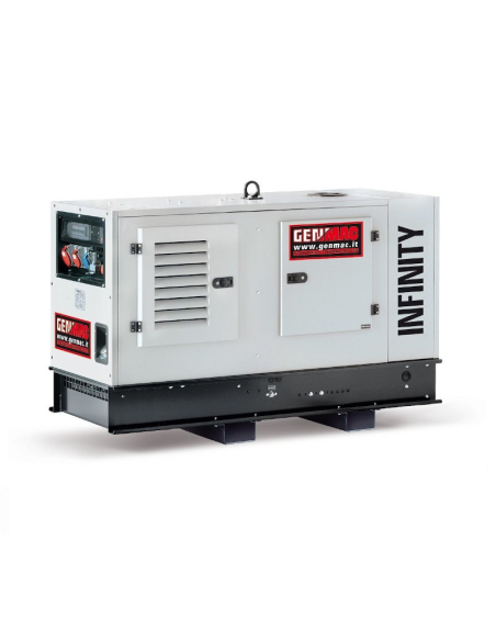 GENMAC Urban G15000KS Diesel Gruppo Elettrogeno Trifase 3000 rpm 15 KVA 12 KW AVR