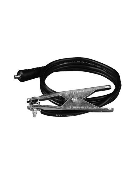 HELVI GROUND CABLE WITH CLAMP 10MM2 - 25MM2 - 1.6M - 140 AMP