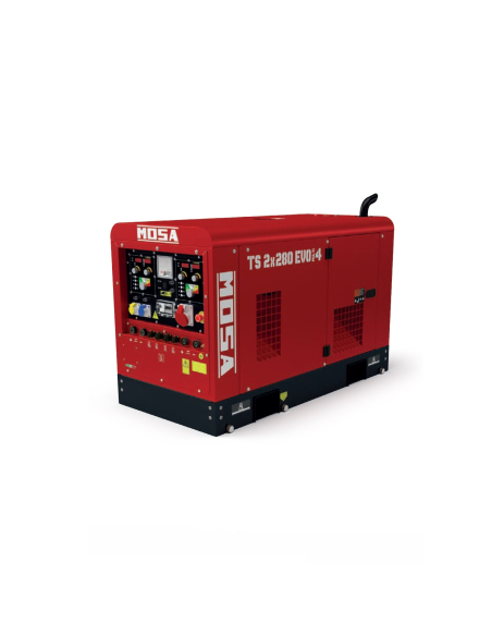 MOSA TS 2x280 EVO motorwelder 15 kVA