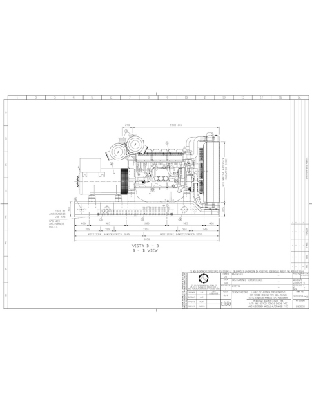 AUSONIA BA0045SWD Gruppo Elettrogeno Silenziato 50 kVA