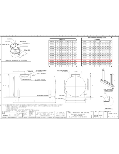 AUSONIA BA0045SWD Gruppo Elettrogeno Silenziato 50 kVA