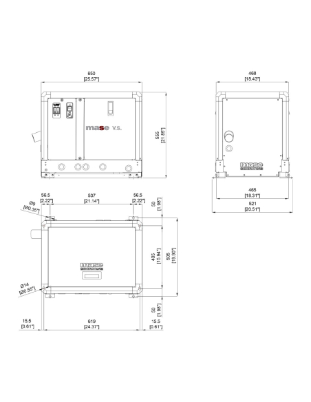 MASE VS 6.6 SINGLE PHASE MARINE GENERATOR 6KW EPA