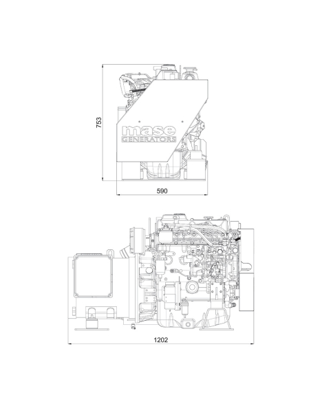 Generatore Marino MASE MARINER2700 | Manel Service