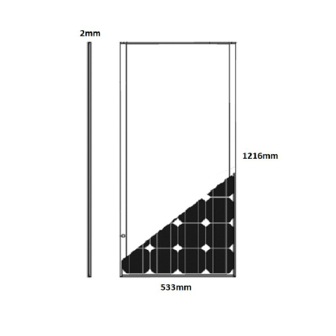 TELECO TSPF 110W VEHICULAR SOLAR PANEL