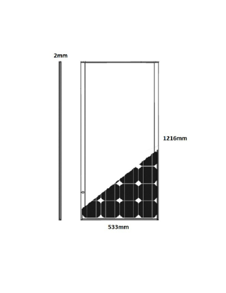 TELECO TSPF 110W PANNELLO SOLORE VEICOLARE