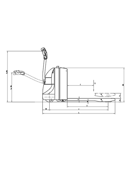 PRAMAC LIFTER TRANSPALLET ELETTRICO QX20 EVO AC S4 1000X685